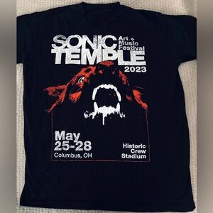 SONIC TEMPLE Festival 2023 Tshirt Men’s Sz M TOOL KISS A7X Foo Fighters NEW